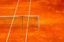Aufnahme eines Tennissandplatzes