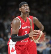 Shai Gilgeous-Alexander im Trikot von Kanada.
