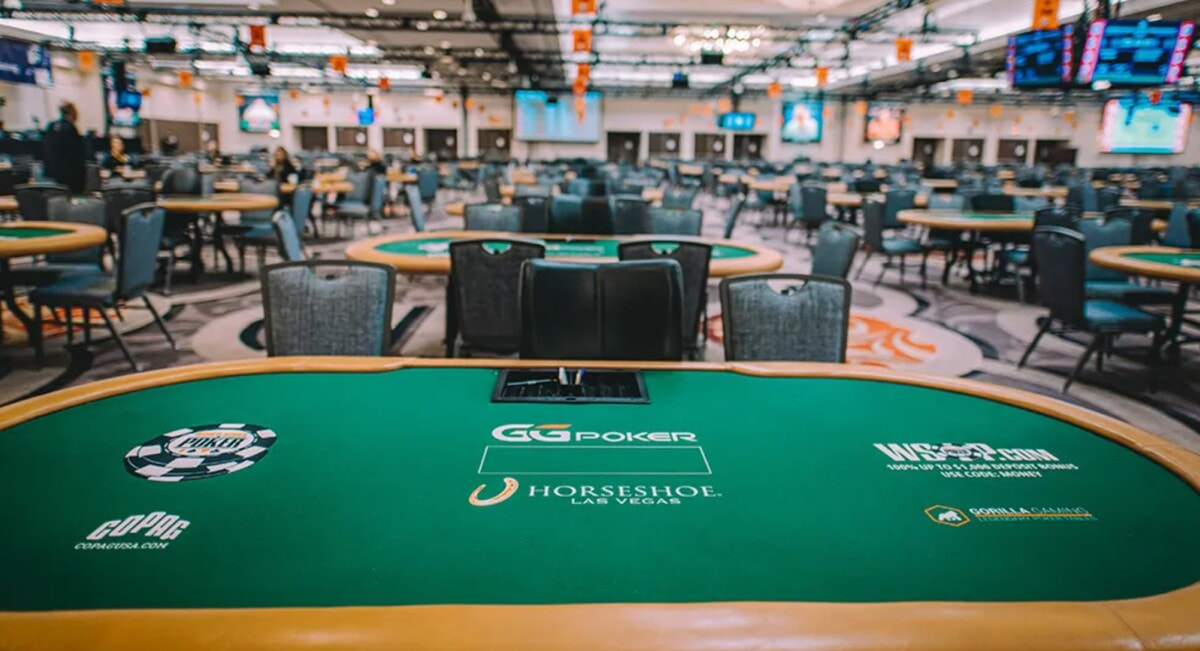 Veranstaltungsraum bei der WSOP.