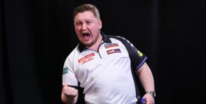 Aufnahme von Martin Schindler nach dem Gewinn der Players Championship 8.