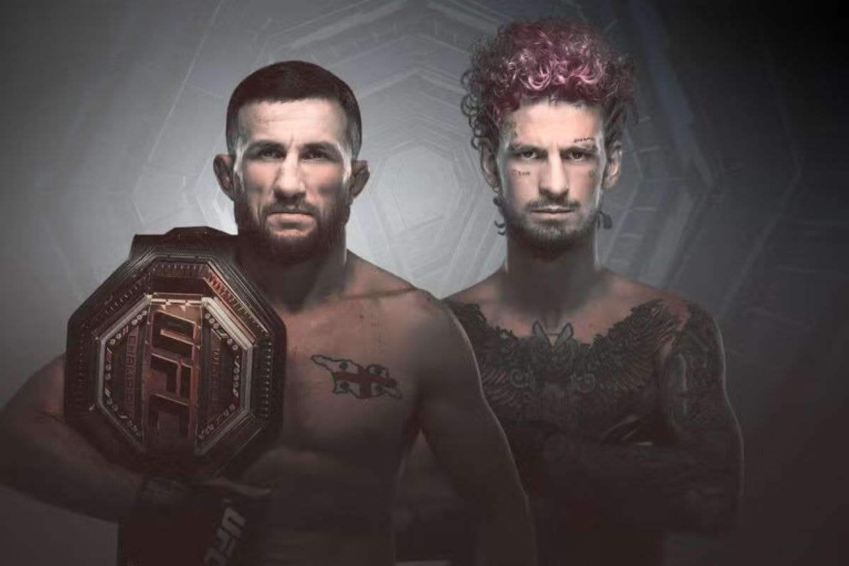 Foto der MMA-Kämpfer Merab Dvalishvili und Sean O’Malley