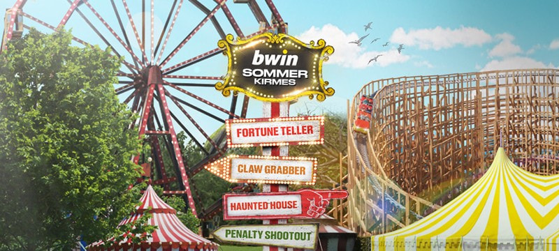 Die bwin Sommer Kirmes Aktion mit täglichen Tickets und Preisen.