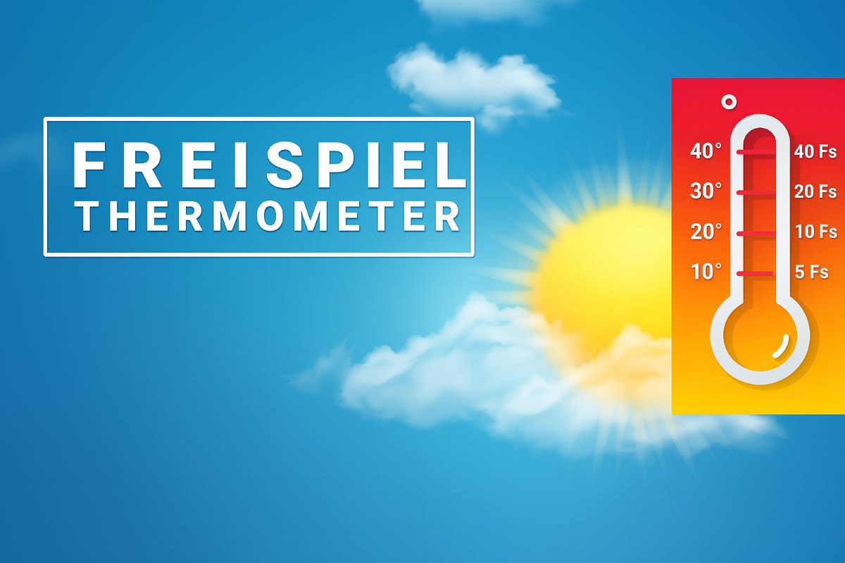 Die Novoline Freispiel Thermometer Aktion vergibt Freispiele nach Temperaturen.