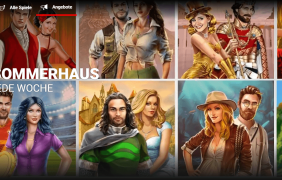 SlotMagie Aktion „Das Slot-Sommerhaus“: Ein wöchentliches Turnier mit Preisen.