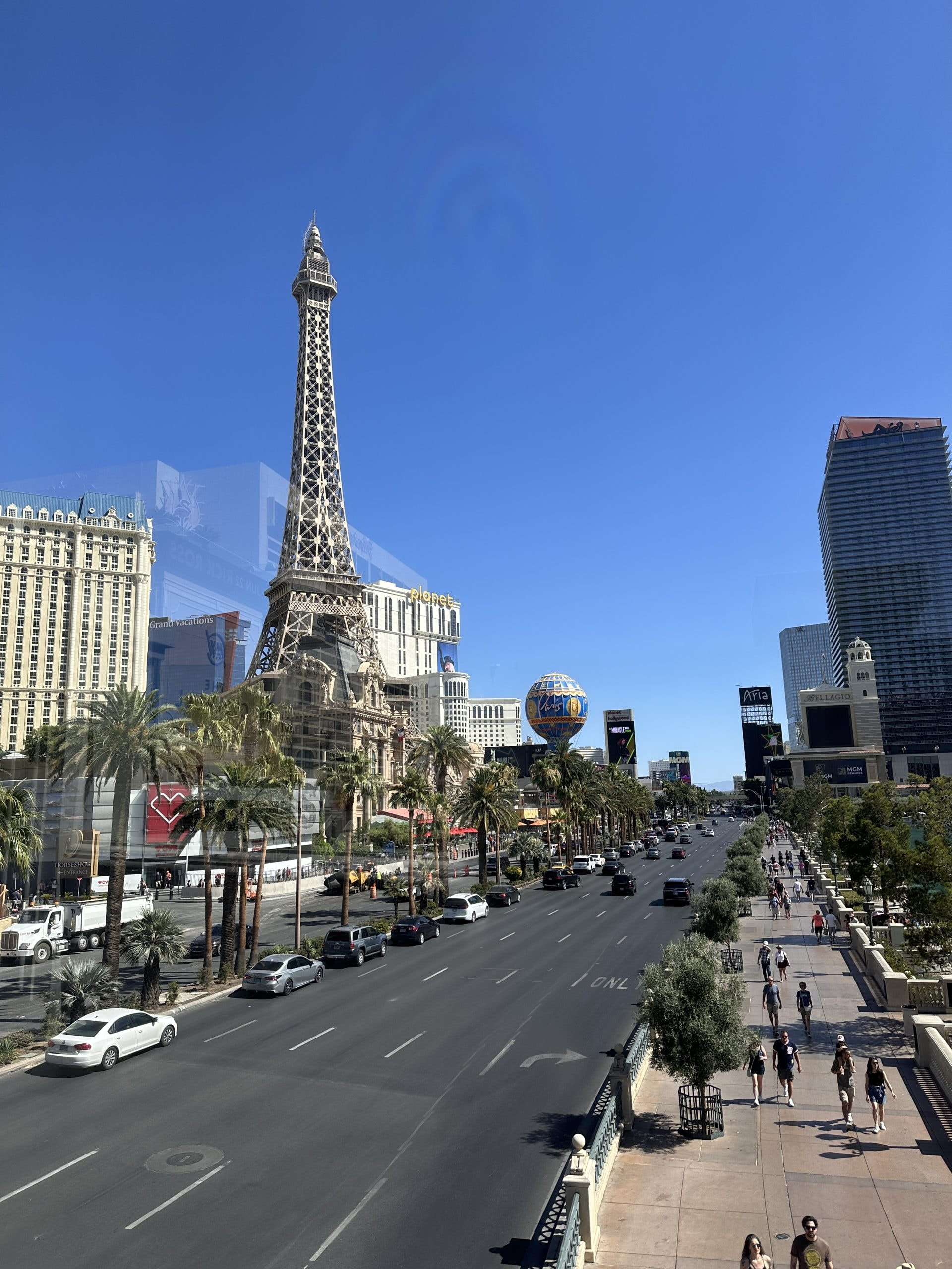 Der Vegas Strip bei Tag.