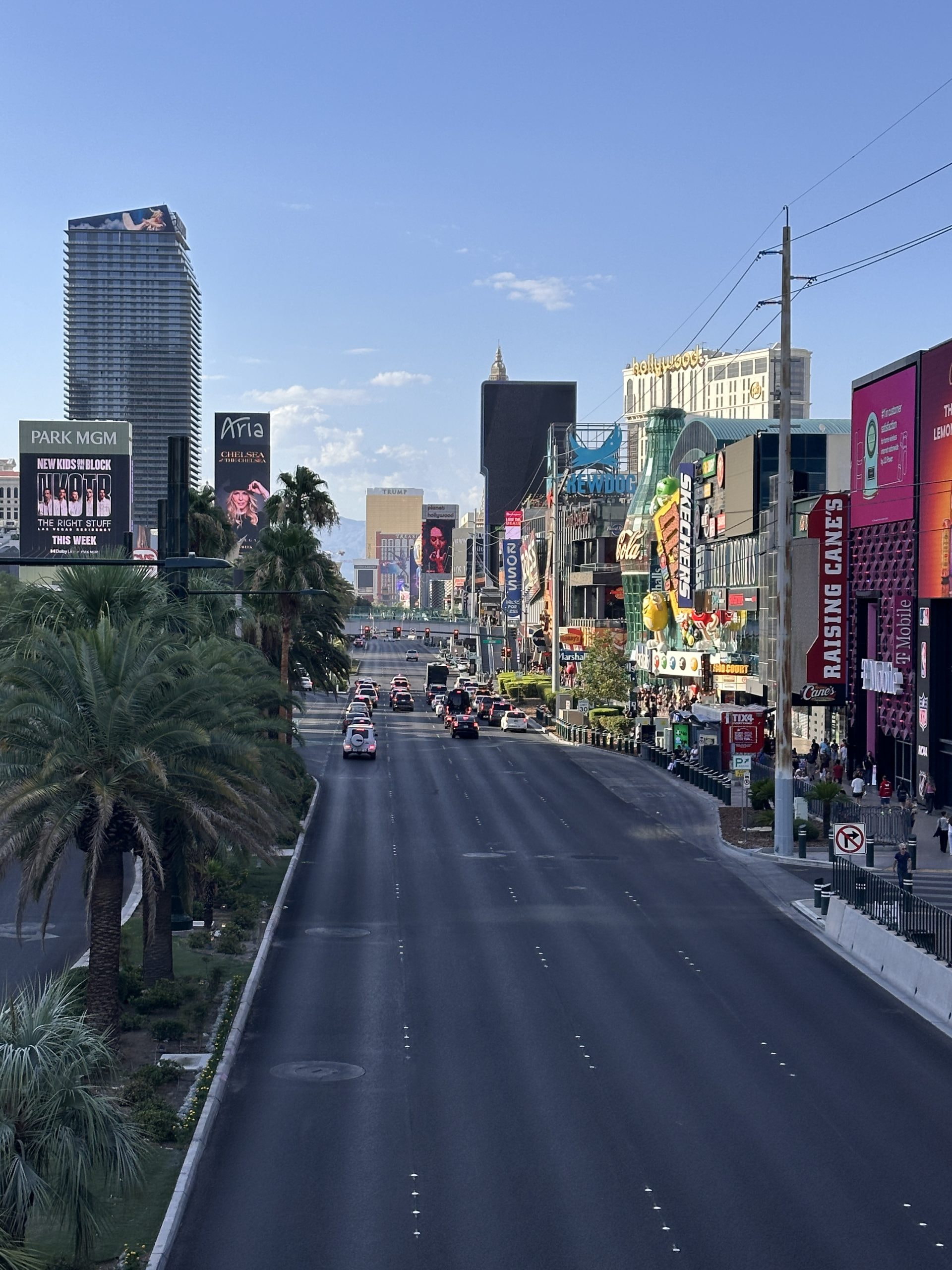 Las Vegas Strip am Tag.