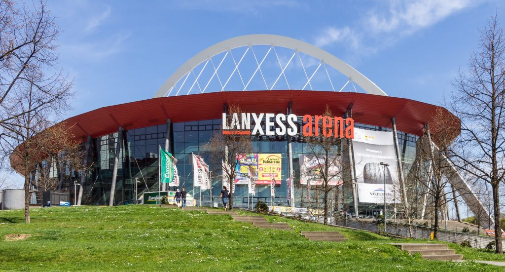 Die Lanxzess Arena in Köln.