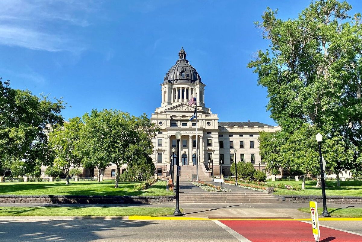 Aufnahme des South Dakota State Capitol in Pierre.