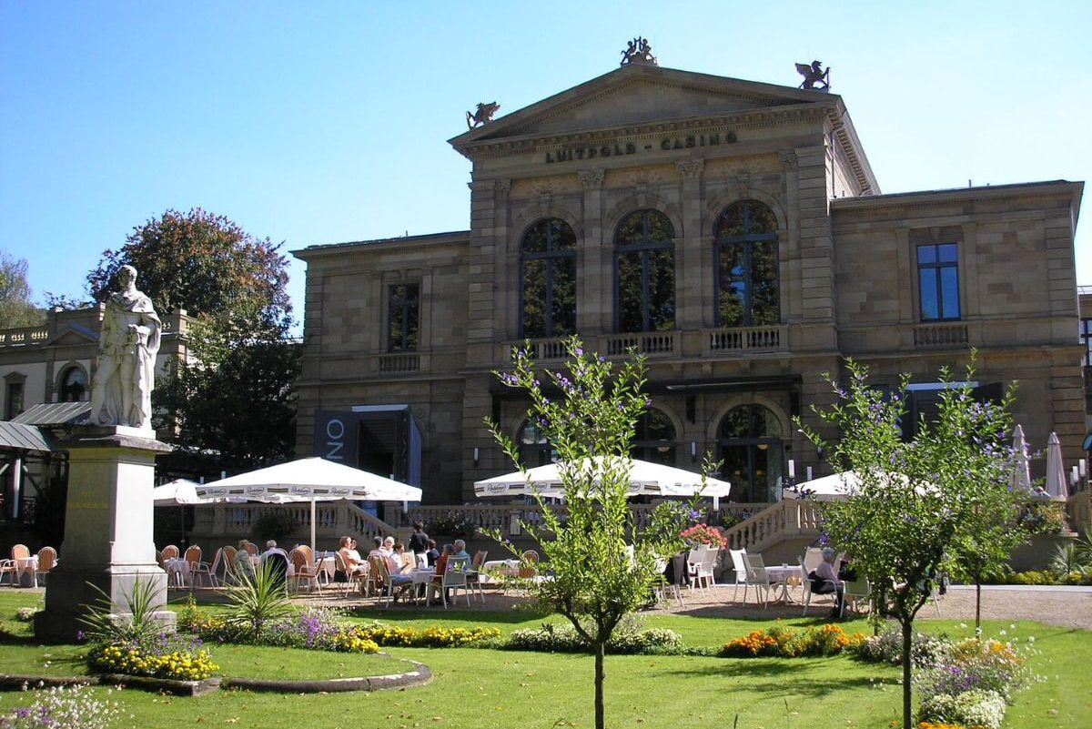 Aufnahme des Luitpold-Casino in Bad Kissingen.