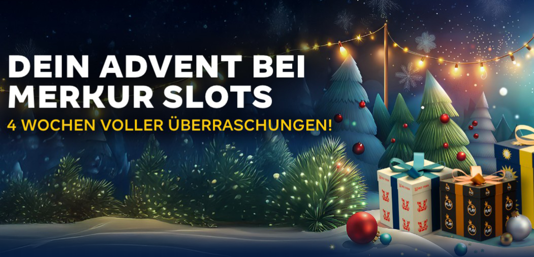 Der Merkur Slots Kalender 2025. 