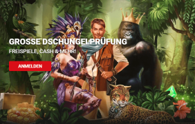 Die „GROSSE DSCHUNGELPRÜFUNG“ Aktion von SlotMagie mit Turnieren und täglichen Boni.