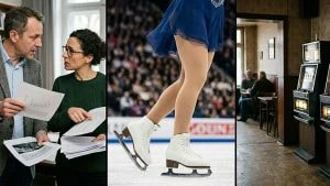 Glücksspiel-Wochenrückblick: Schwarzmarkt-Studie, Gold im Eiskunstlauf & illegale Glücksspielautomaten