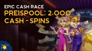 Jokerstar Epic Cash Race: Monatlich um sofort auszahlbare Gewinne spielen