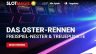 Die Oster-Rennen Aktion von SlotMagie mit gestaffelten Belohnungen.