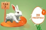 Die NOVOLINE Ostereier-Suche mit täglichen Freispielen und Boni über 12 Tage.