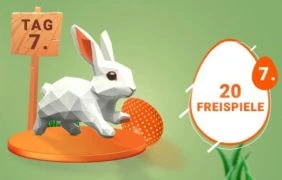 Die NOVOLINE Ostereier-Suche mit täglichen Freispielen und Boni über 12 Tage.