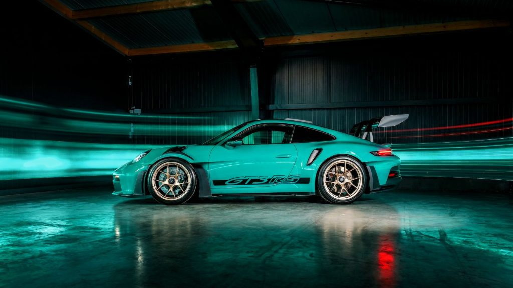 Ein Porsche 911 GT3 RS, der bei der Traumautoverlosung zu gewinnen ist.