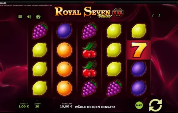 Das Spielfeld von Royal Seven XXL Deluxe bei StarGames.