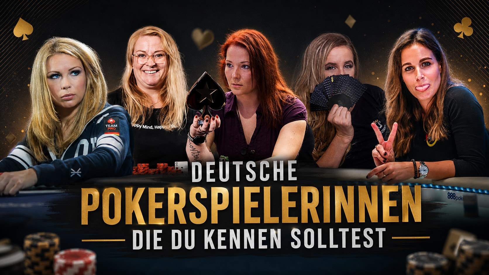 Die Portaits von Sandra Naujoks, Caroline Schallock, Christin Maschmann, Mila Monroe und Natalie Hof.