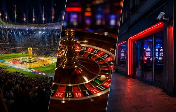 Die Eröffnungsfeier der Fußball-WM 2026, ein Roulette und eine kameraüberwachte Spielhalle.