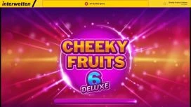 Der Startbildschirm von Cheeky Fruits 6 Deluxe bei Interwetten.