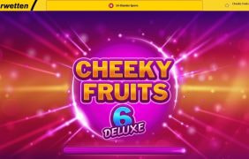 Der Startbildschirm von Cheeky Fruits 6 Deluxe bei Interwetten.