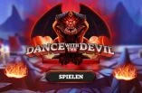 Der Start-Bildschirm im Slot Dance with the Devil von Skywind.
