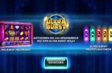 Die Start-Anzeige vom Slot Ultra Burst bei Interwetten.