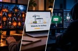 Ein Halloween-Slot, eine Website im Aufbau und eine Runde Online-Poker.